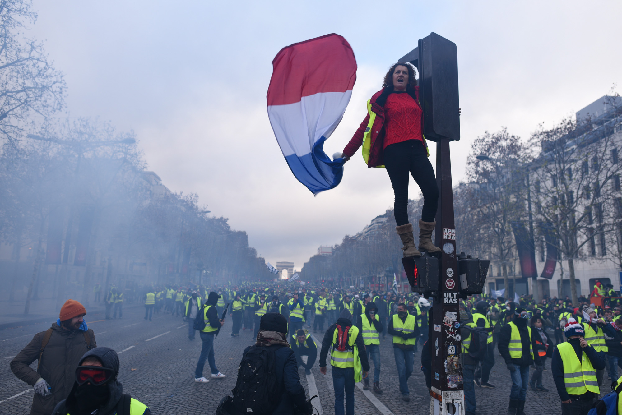 Yellow vest protest in Paris