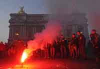 France - Manifestation contre les banques à Paris